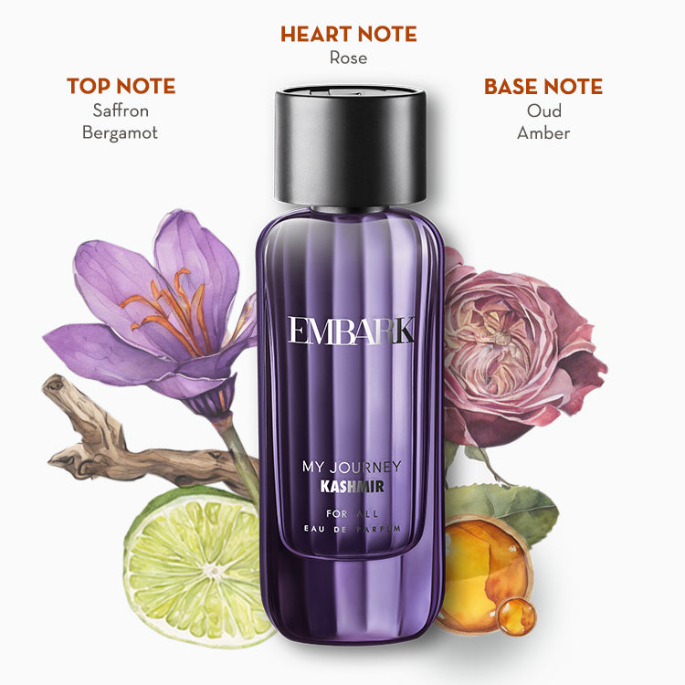 Journey Kashmir For All - Eau De Parfum (EDP) Embark Perfumes Best Perfume for men Best Perfume for women Buy Perfume Online Best Perfume for Her Best Perfume for Her Long Lasting Perfumes