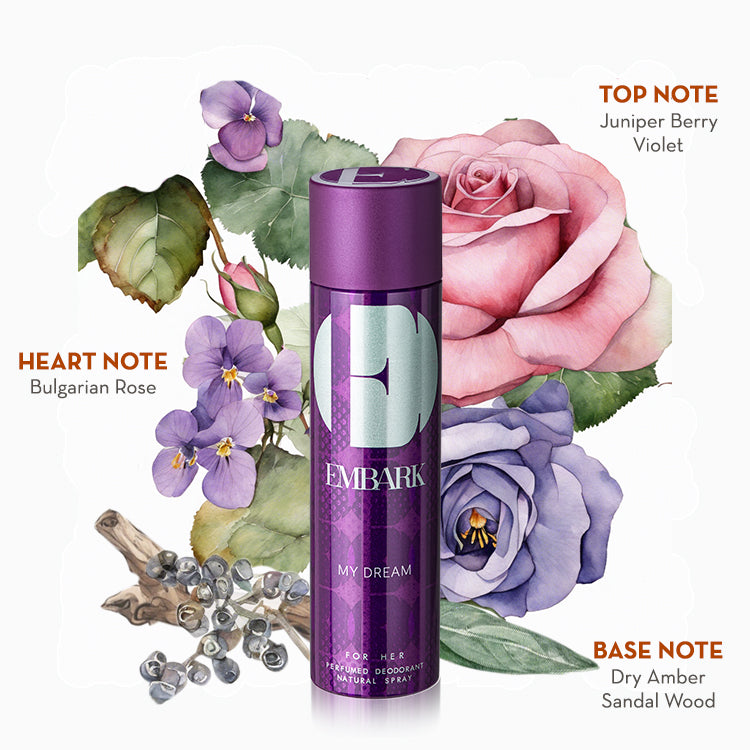 My Dream For Her - Perfumed Deodorant Embark Perfumes Best Perfume for men Best Perfume for women Buy Perfume Online Best Perfume for Her Best Perfume for Her Long Lasting Perfumes