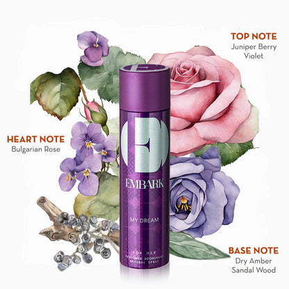 My Dream For Her - Perfumed Deodorant Embark Perfumes Best Perfume for men Best Perfume for women Buy Perfume Online Best Perfume for Her Best Perfume for Her Long Lasting Perfumes