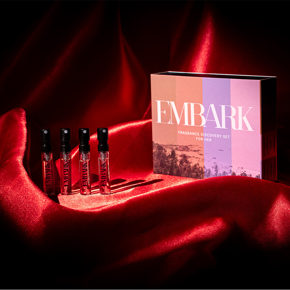 Discovery Set For Her - Eau De Parfum (EDP) - 4 x 2 ml Embark Perfumes Best Perfume for men Best Perfume for women Buy Perfume Online Best Perfume for Her Best Perfume for Her Long Lasting Perfumes