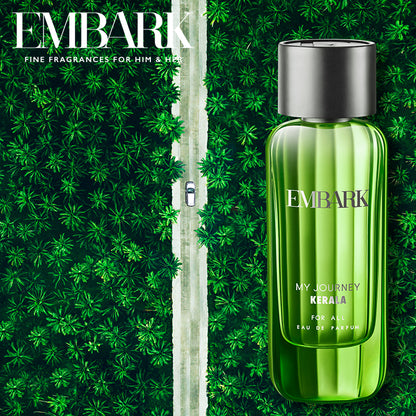 Journey Kerala For All - Eau De Parfum (EDP) Embark Perfumes Best Perfume for men Best Perfume for women Buy Perfume Online Best Perfume for Her Best Perfume for Her Long Lasting Perfumes
