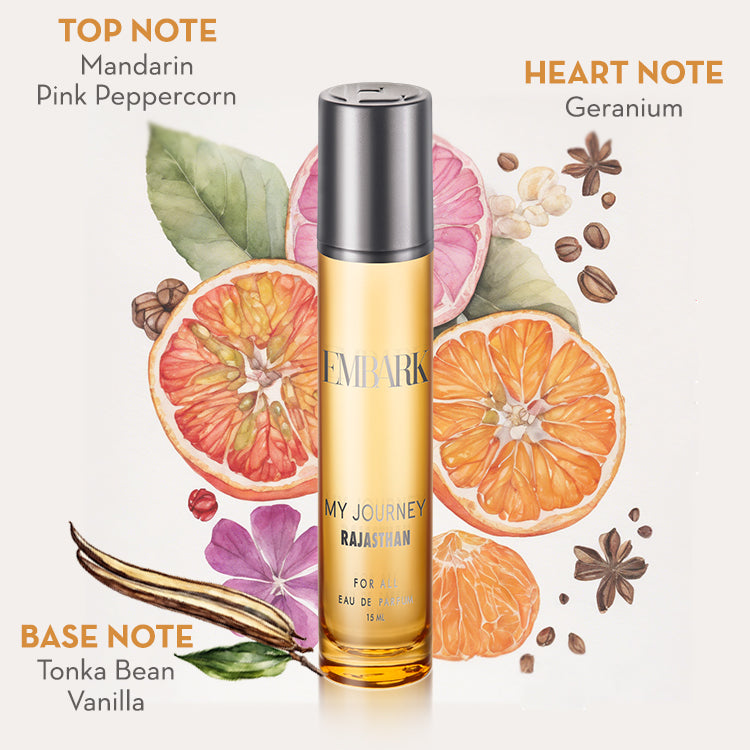 Journey Rajasthan For All - Eau De Parfum (EDP) Embark Perfumes Best Perfume for men Best Perfume for women Buy Perfume Online Best Perfume for Her Best Perfume for Her Long Lasting Perfumes