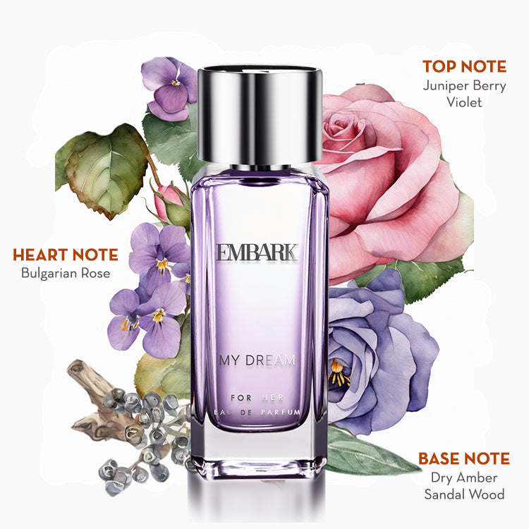 My Dream For Her - Eau De Parfum (EDP) Embark Perfumes Best Perfume for men Best Perfume for women Buy Perfume Online Best Perfume for Her Best Perfume for Her Long Lasting Perfumes