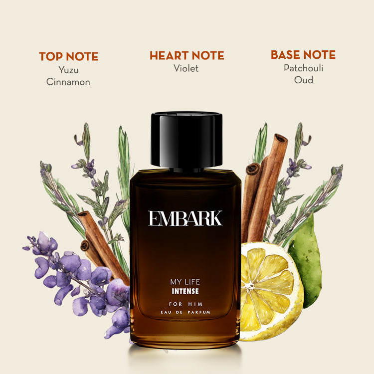 My Life Intense For Him - Eau De Parfum (EDP) Embark Perfumes Best Perfume for men Best Perfume for women Buy Perfume Online Best Perfume for Her Best Perfume for Her Long Lasting Perfumes